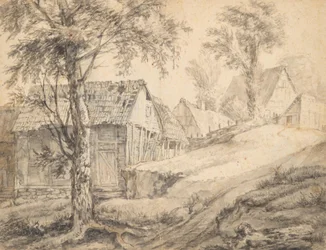 Ferme près de Dantzig (recto) (?) Étude d