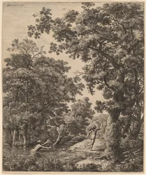 Paysage avec Alphée et Aréthuse
