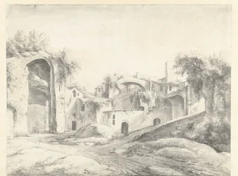 Ruines des thermes de Dioclétien à Rome