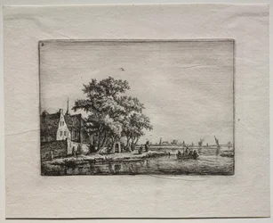 Le cimetière au bord du canal