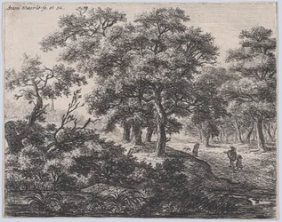 Les quatre arbres, 17e siècle