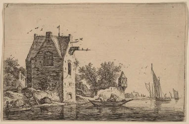 La guérite sur le mur
