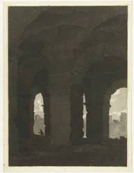 Sous les arches du Colisée