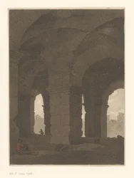 Sous les arches du Colisée