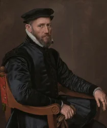 Portrait de Sir Thomas Gresham (1519-1579), c.1560-c.1565 (huile sur panneau)
