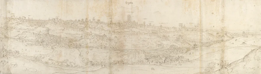 Vue panoramique de Ségovie depuis l