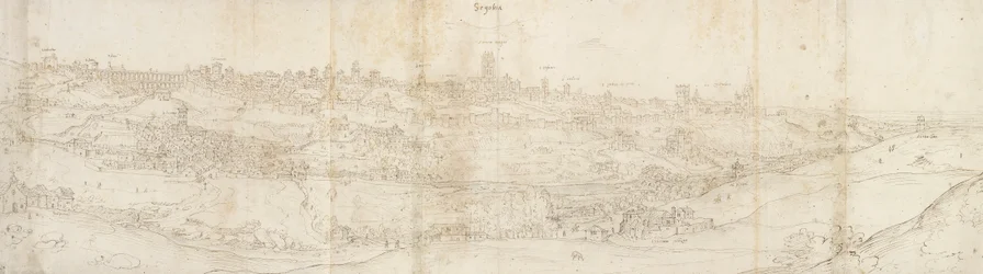 Vue panoramique de Ségovie depuis l