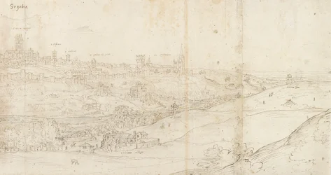Vue panoramique de Ségovie depuis l