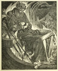 Mort du roi Warwulf, pub. 1915