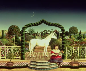 Fille avec une licorne, 1980