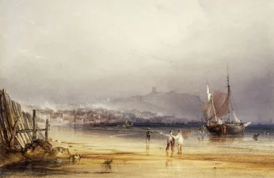 Le château de Scarborough vu du sud, 1838