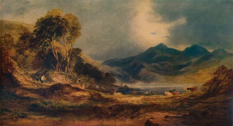 Snowdon sur la tête de Traeth Mawr, 1853, 1935