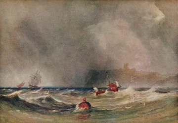 Tempête au large de Whitby, 1851, 1930