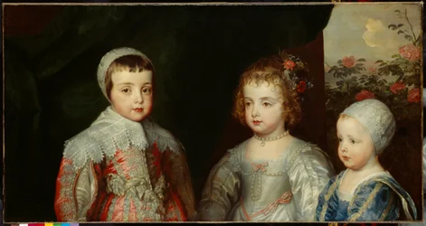 Les trois enfants aînés de Charles Ier vers 1635