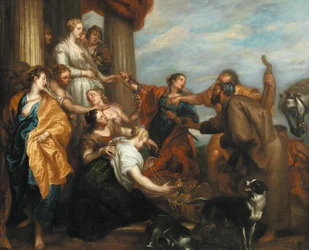 Achille parmi les filles de Lycomède