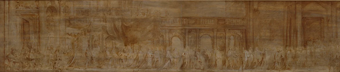 Charles Ier et les chevaliers de la Jarretière en procession, 1638