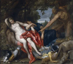Diane et sa nymphe surprise par un satyre