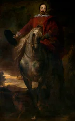Portrait équestre du peintre Cornelis de Wael