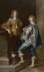 Lord John Stuart et son frère, Lord Bernard Stuart, vers 1638