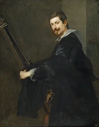Homme avec un luth, entre 1621 et 1630