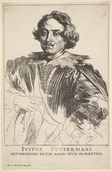 Portrait de Justus Suttermans, 17ème siècle