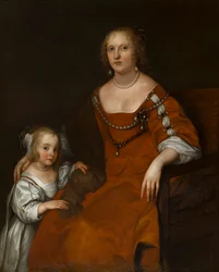 Portrait de Margaret Howard, comtesse de Carlisle (1618-1664) et Lady Diana Russell, devenue Lady Allington (1652-1701)