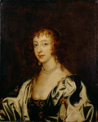 Portrait de la reine Henriette Marie de France 1609-1669, 1666