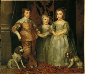 Portraits des trois enfants aînés de Charles Ier, roi d