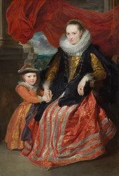 Susanna Fourment et sa fille, 1621