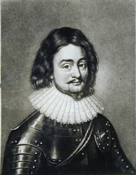 Frédéric V (1596-1632) roi de Bohême, électeur palatin du Rhin, illustration de Portraits de personnages illustres de l