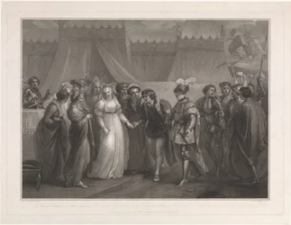 Catherine de Valois et le roi Henri V d