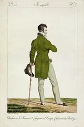 Un dandy avec une coiffure 