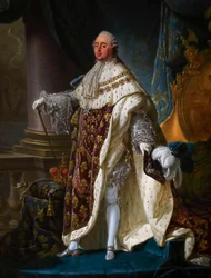 Louis XVI, en costume de sacre