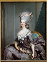 Portrait de Marie Thérèse Louise de Savoie Carignan, princesse de Lamballe