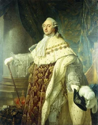 Portrait de Louis XV portant les robes d