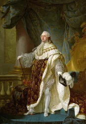 Portrait du roi Louis XVI 1754-1793 en habit de sacre, 1779
