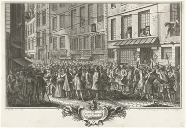 La Rue Quinquempoix, 1720