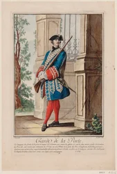 Garde de la porte, 1756