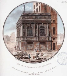 Vue de la fontaine des Innocents. Dans vues pittoresques des principaux édifices de Paris par Sergeant