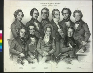 Groupe de compositeurs célèbres