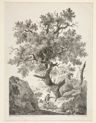 Sans titre [Homme assis près d