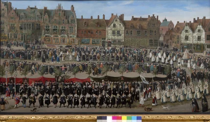 Procession des filles du Sablon à Bruxelles