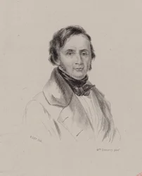Portrait du pianiste et compositeur Joseph Bernard Woets 1783-1878, vers 1830