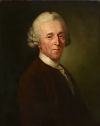 Portrait du poète Christian Fürchtegott Gellert