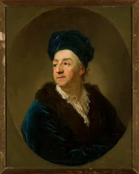 Portrait de Johann Nepomuk Schaffgotsch (1713-1775) en robe de chambre