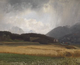 French : Ambiance de pluie sur Igls
