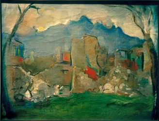 Paysage de ruines