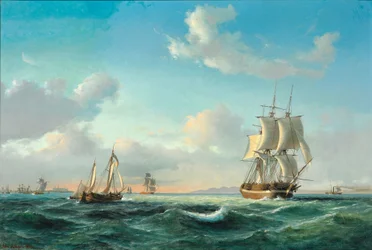 Le voilier "Johanna" et d