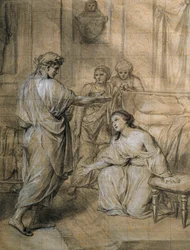 Auguste et Cléopâtre, par Anton Raphael Mengs