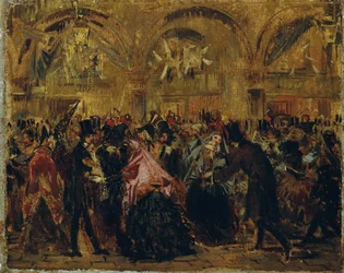 Carnaval sur la place Saint-Marc à Venise